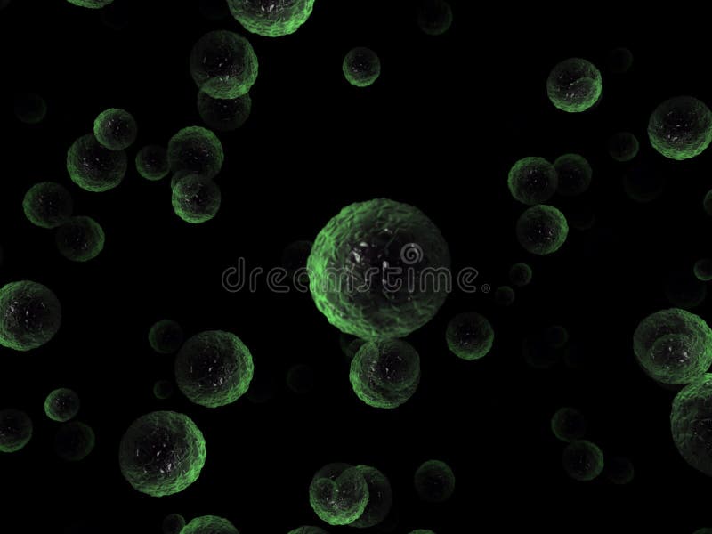 Green alien fantasy micro cells