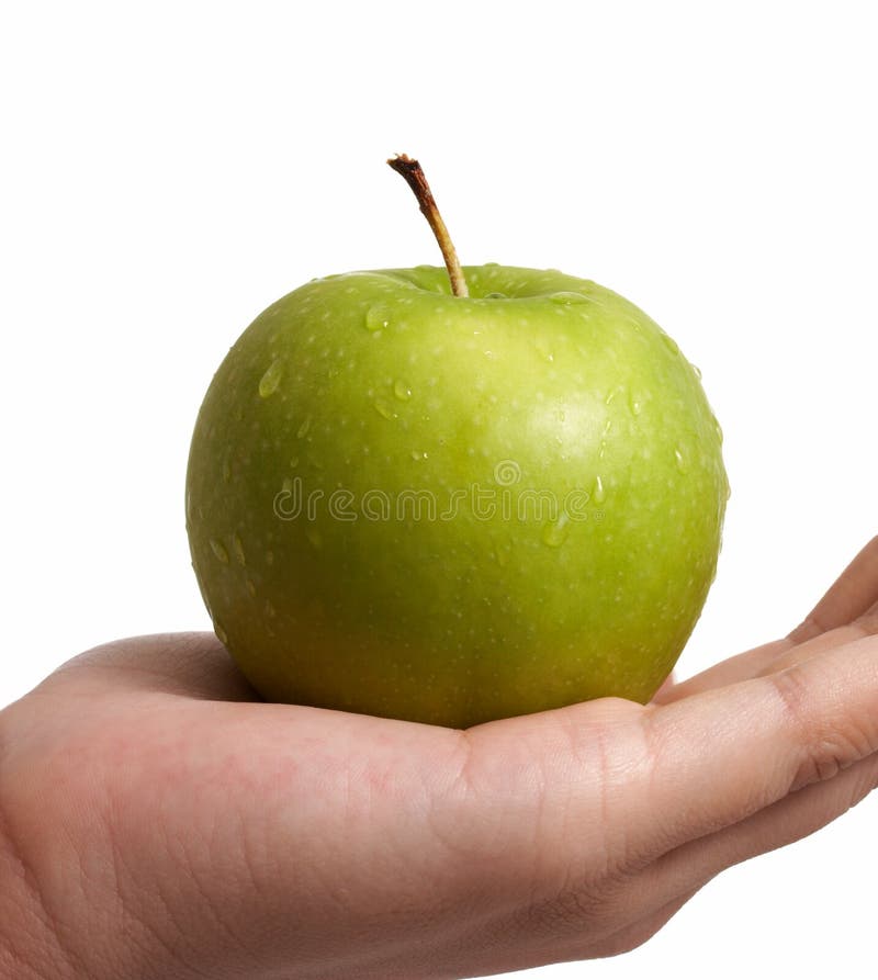 A green apple