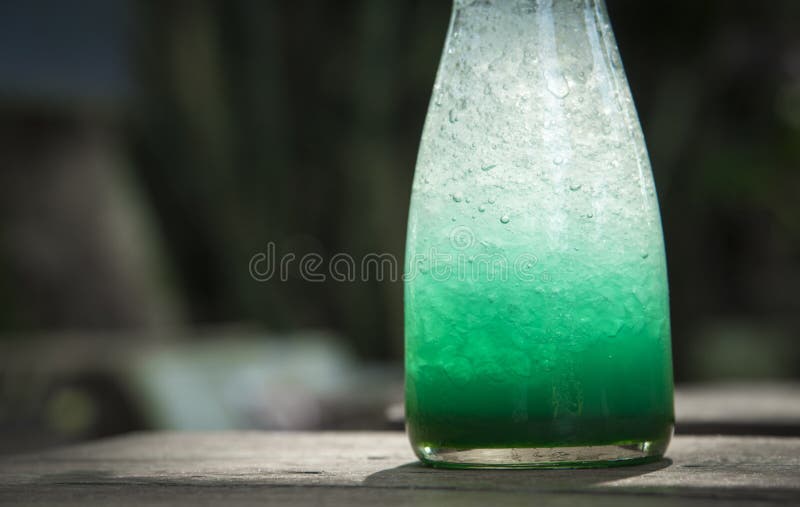 Green Apple Soda Water Juice Stock Image Image of fresh, macro 69370707