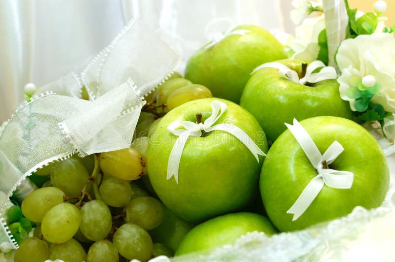 Green Apples stock image