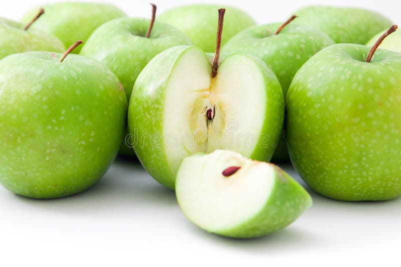 Green apples royalty free stock photo