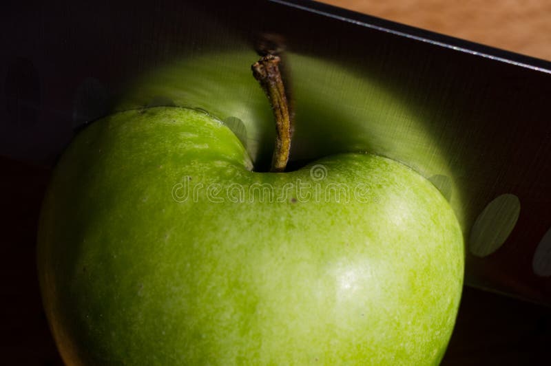 Half of Apple Pie and One Apple Stock Photo Image of tradition