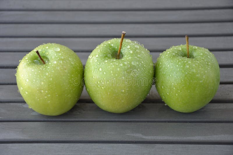 Green apples royalty free stock photo