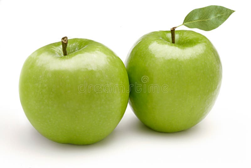 Green apples royalty free stock photography