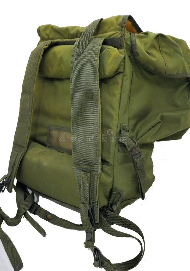 Green Army Military Back Pack Stock Image - Image of mobilization ...