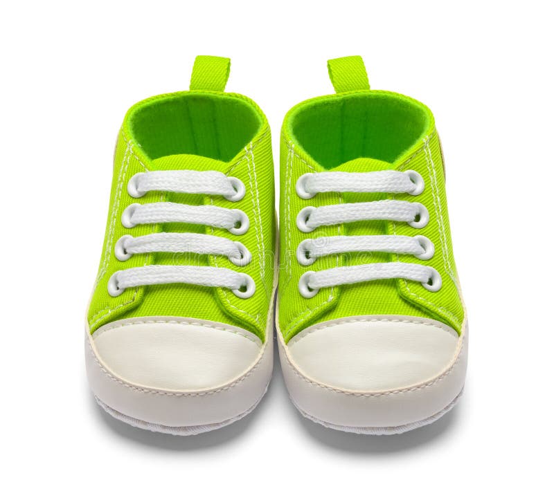 Green Baby Shoes stock image. Image of baby, pair, sneakers - 144936673