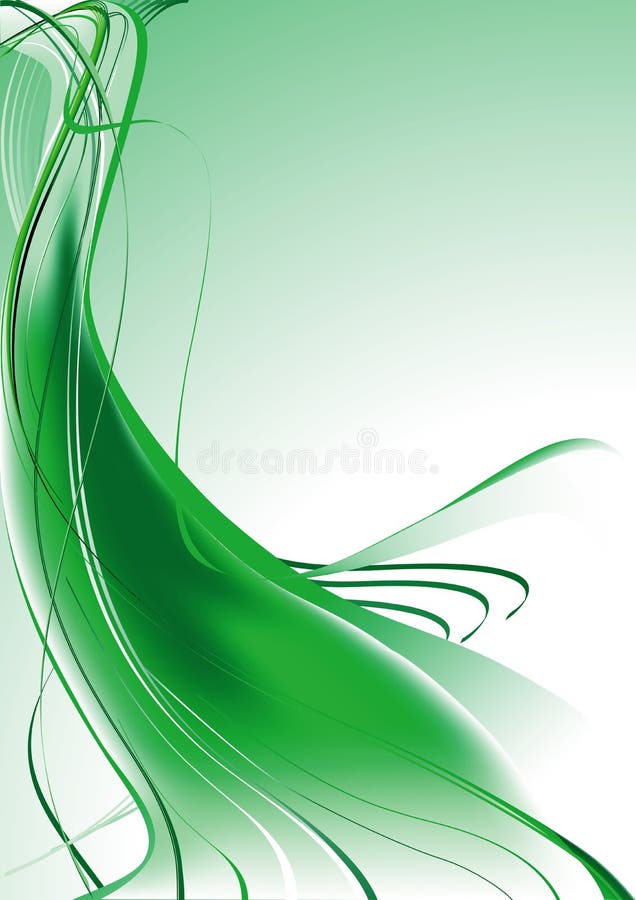 Green Abstract Business Card Background Stock Vector Illustration of
