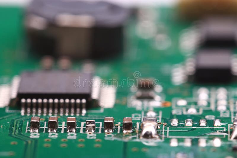 Computer chips closeup stock image. Image of tech, macro 87628957