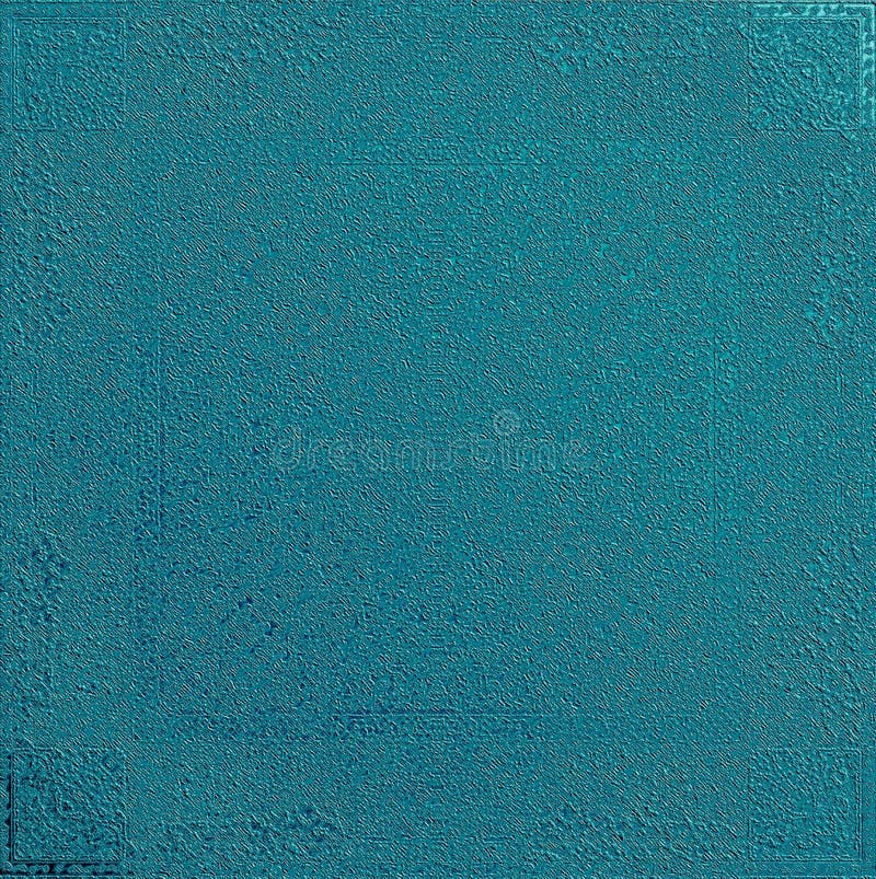 Green Background with the Effect of Embossed Small Retro Pattern. II