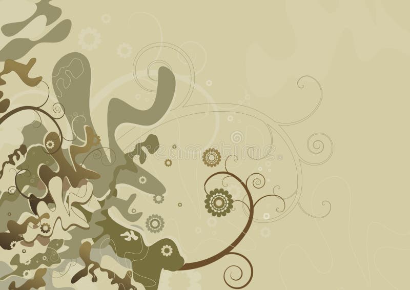 Green background, vector stock illustration