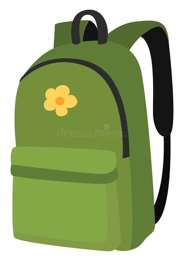 Green Backpack Stock Illustrations 5,500 Green Backpack Stock