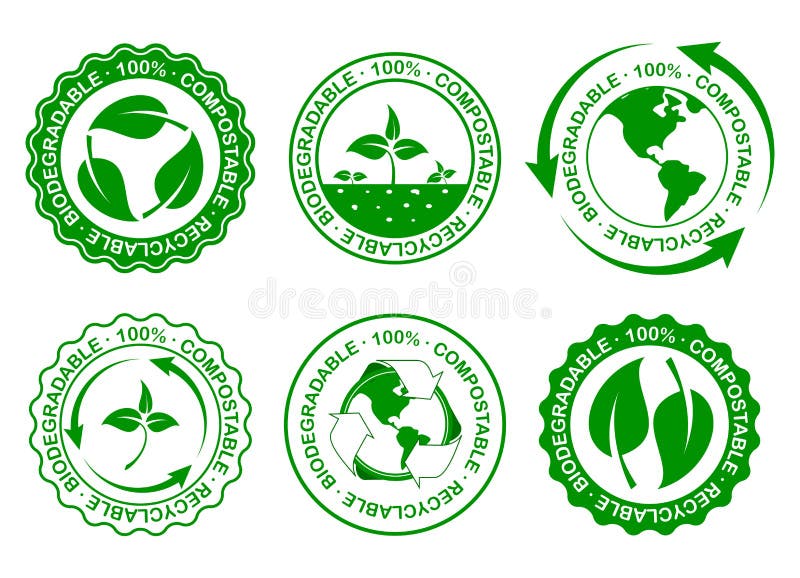 Green Bag Concept or Biodegradable Plastic, Reuse, Reduce and