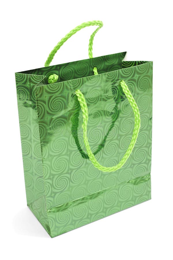 Green bag for shopping