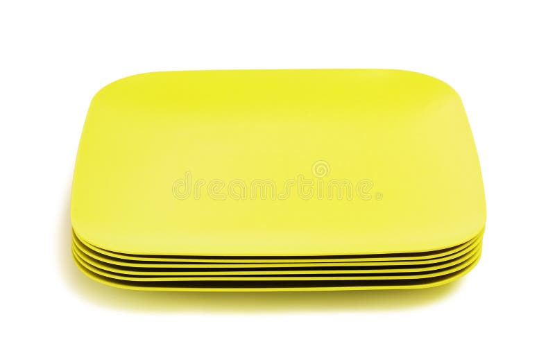 Green Bamboo Plates Set stock image. Image of kitchen 62351687