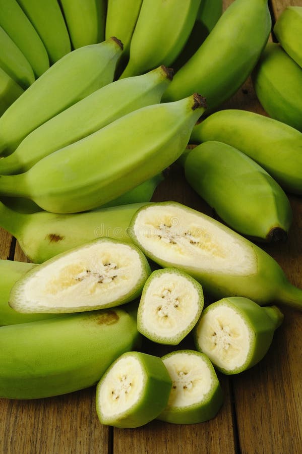 Green bananas