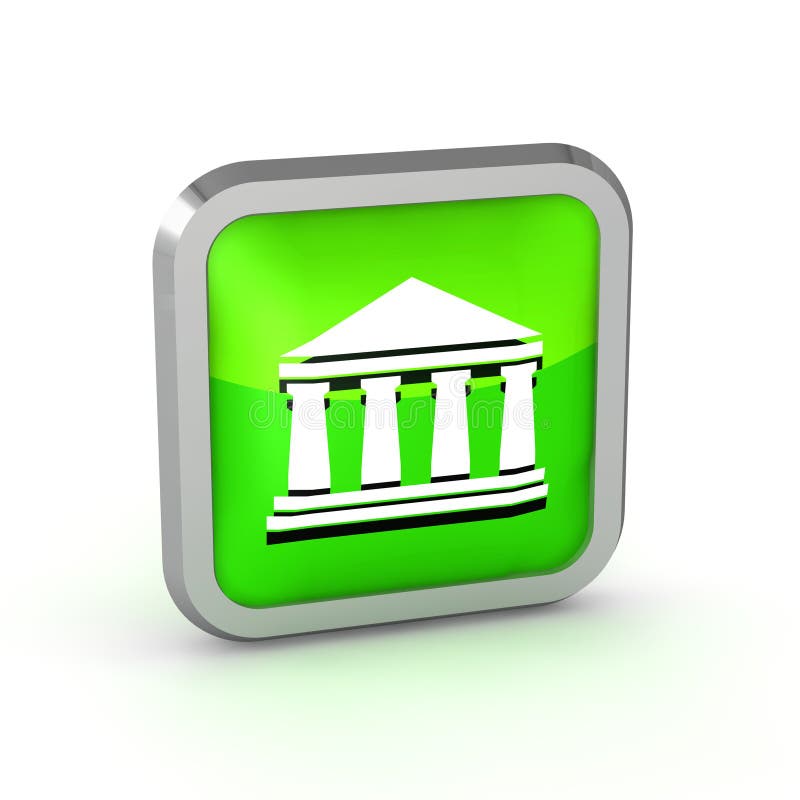 Green bank icon