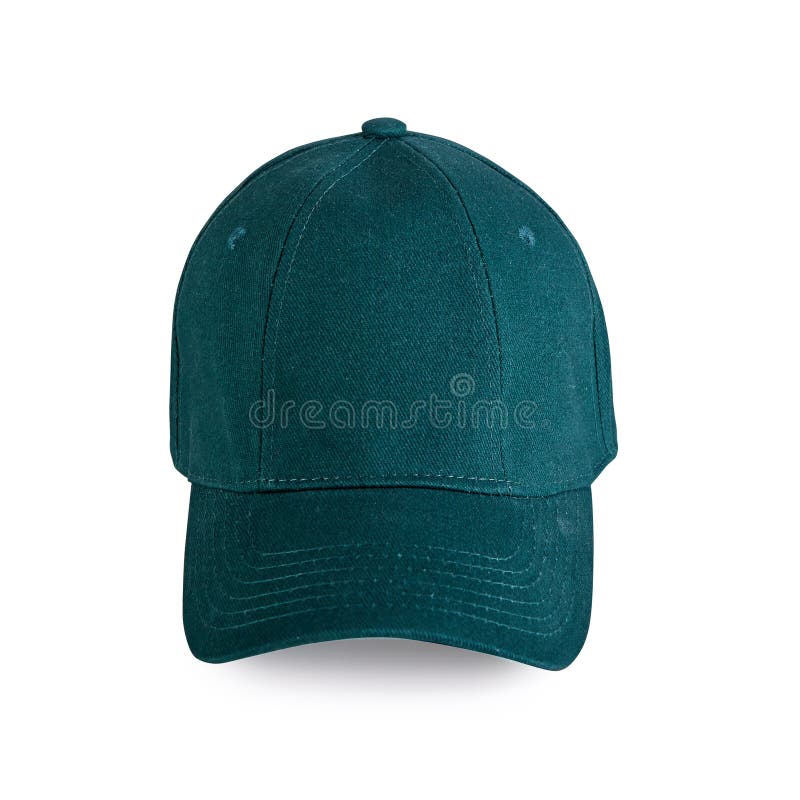 Green baseball cap royalty free stock photo