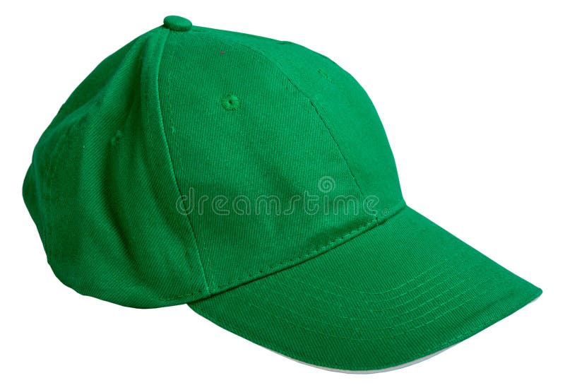 Green baseball cap royalty free stock photos