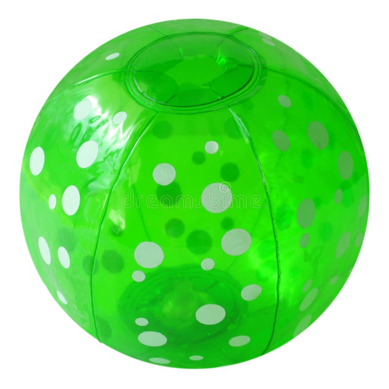 Green beachball stock photo. Image of green, float, ball 6138548