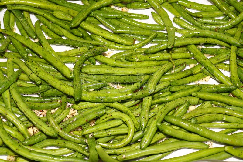 Green Beans on a White Platter Stock Photo Image of green, vegetarian