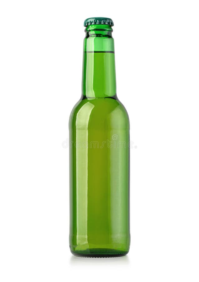Green beer bottle stock photo. Image of green, beer 220134970