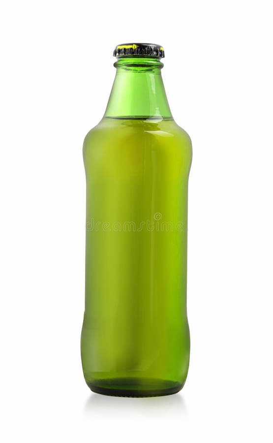 Green beer bottle stock photo. Image of green, beer 220134970