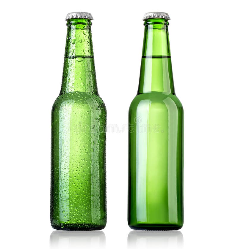 Green beer bottle stock photo. Image of lager, glass 58041954