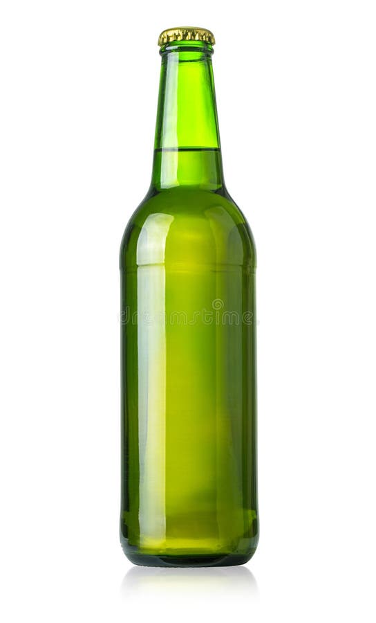 Green beer bottle stock photo. Image of green, beer 220134970