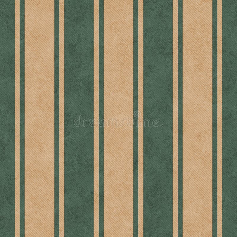 Green and Beige Striped Tile Pattern Repeat Background Stock
