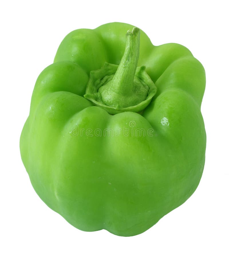 Green Bell Pepper stock image. Image of vegetable, green 5963007