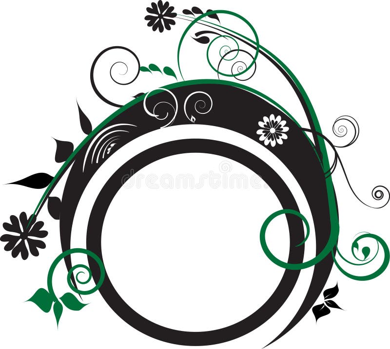 Green and black decoration