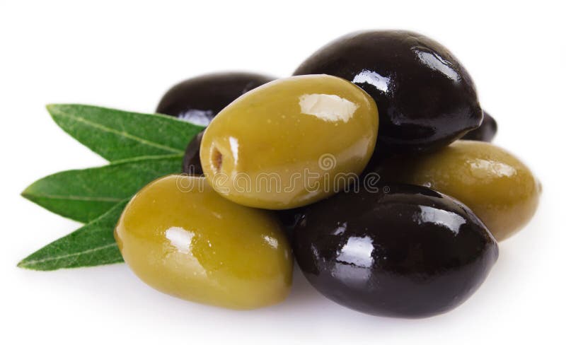 Green and black olives royalty free stock photos Green and black olives royalty free stock photos