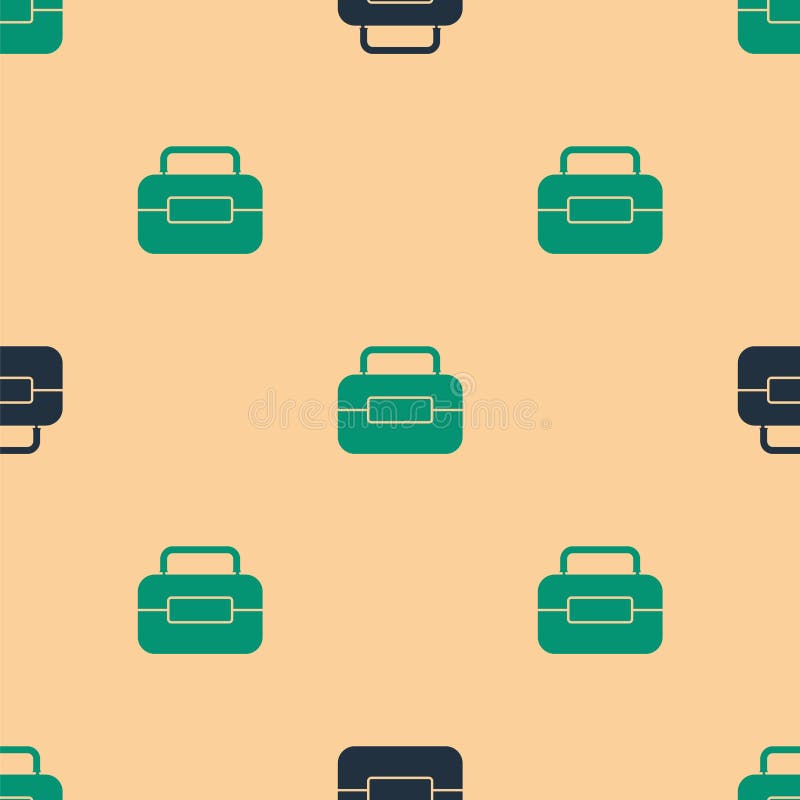 Construction Tool Tool Box Green Background Stock Illustrations 268