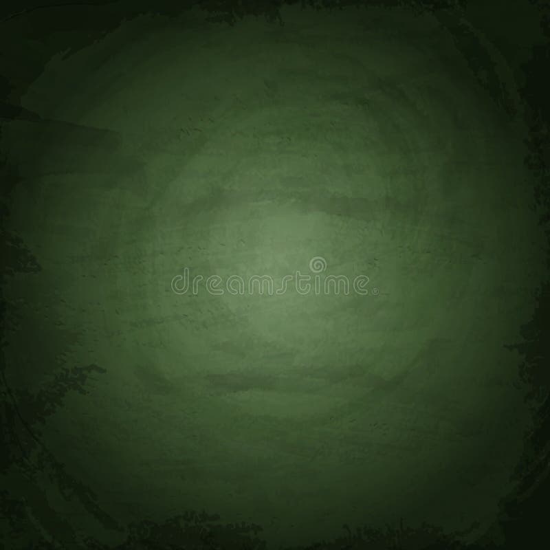 Green Blank Speech Bubble on Green Background. Vector Illustration