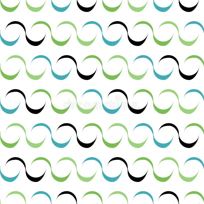 Green, blue and black waves royalty free illustration Green, blue and black waves royalty free illustration