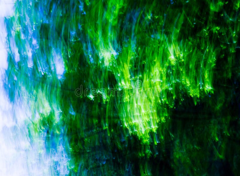 Green / Blue Blend Abstract