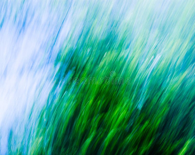 Green / Blue Blend Abstract 5