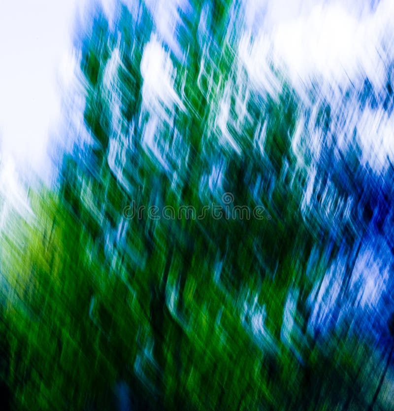 Green / Blue Blend Abstract 6