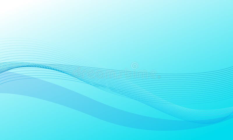 Green blue curve wave lines abstract background for artwork design vector illustration