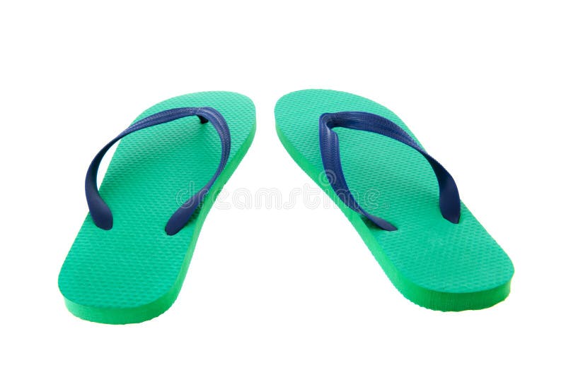 Blue flip flops stock photo. Image of clothes, coast - 35366540