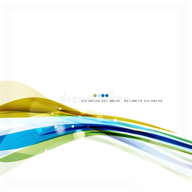 Green and blue light air lines stock illustration Green and blue light air lines stock illustration