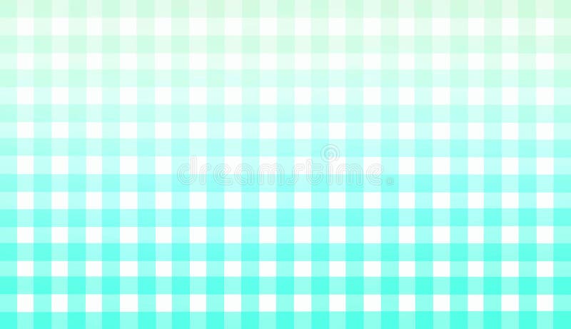 Green blue turquoise white checkered background. Space for graphic design. royalty free illustration