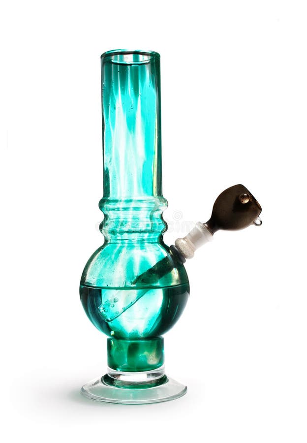 Green Bong on White stock photo. Image of cannabis, bong 9208240