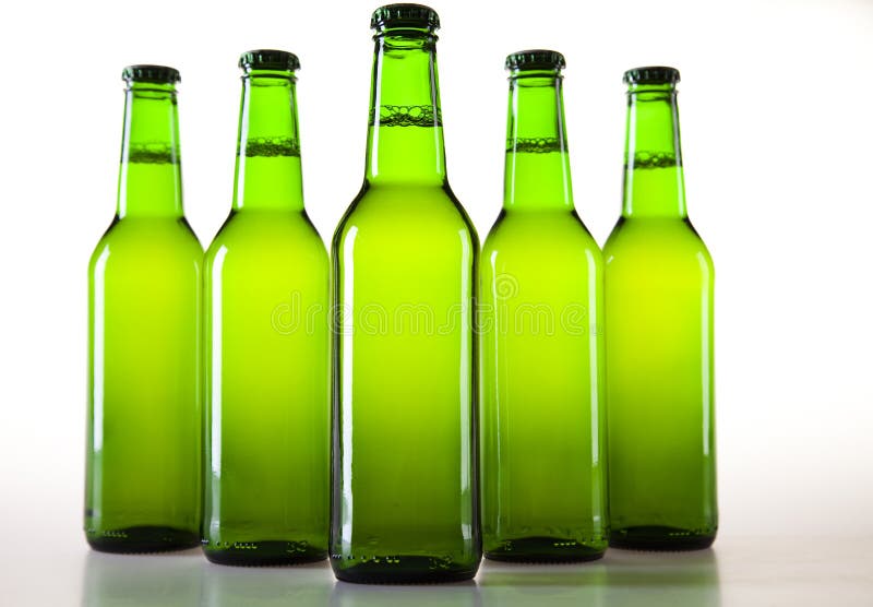 Green bottle of beer stock photo. Image of nice, drinker 15991548