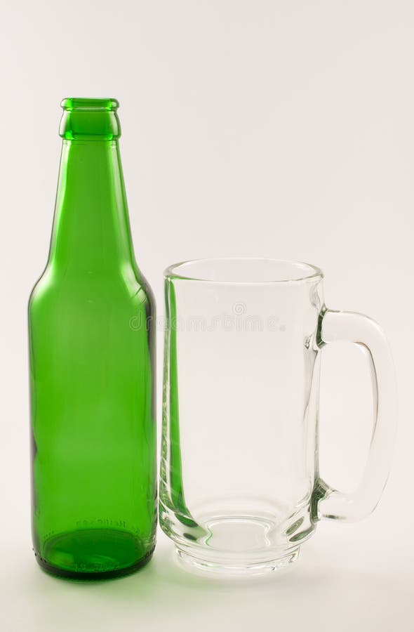 Green bottle of beer stock photo. Image of cider, blank 25363056