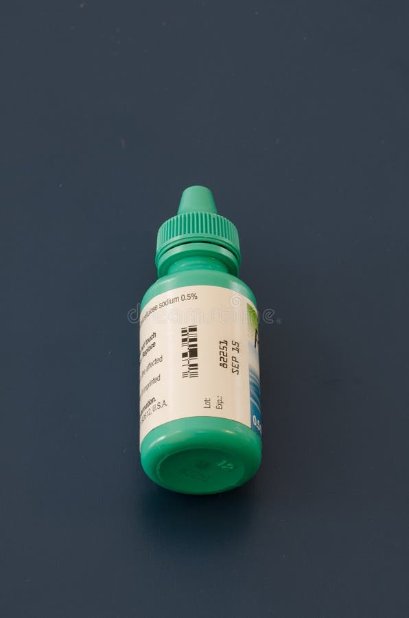 Green Bottle Of Eye Drops Royalty Free Stock Photo Image 37438185