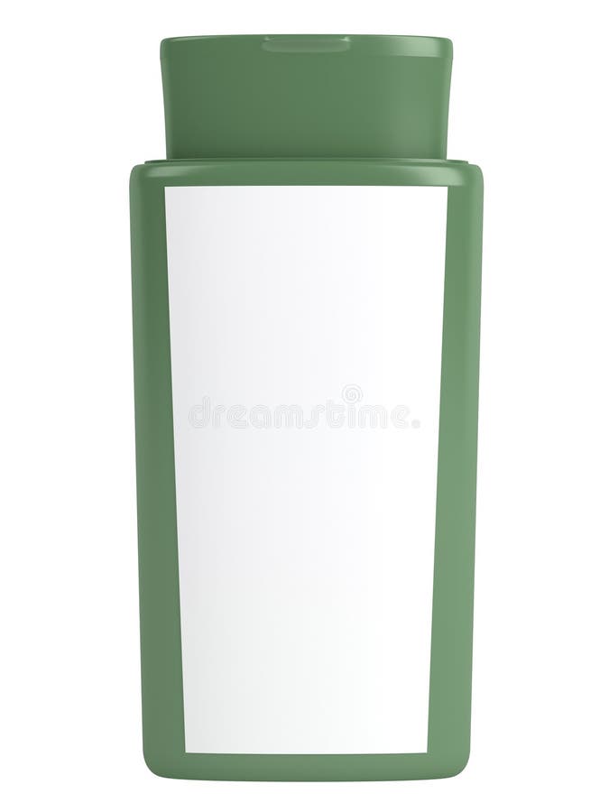 Green shampoo bottle stock illustration. Illustration of bath 35091264
