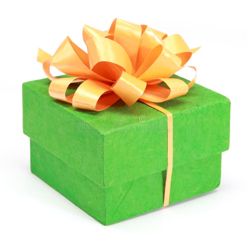 Green box for presents stock photo. Image of wrap, love 17912192