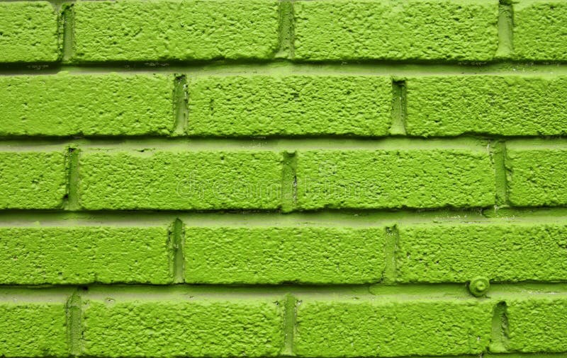 Green brick wall stock photo. Image of building, exterior 24061092