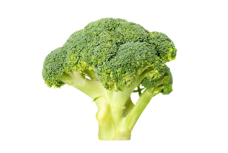 Green broccoli (isolated)